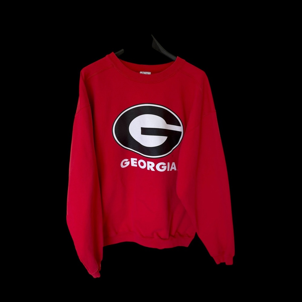 90's Georgia Bulldogs Sweatshirt XXL Red Crewneck Made in USA